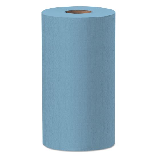 X60 Cloths, Small Roll, 9.8 x 13.4, Blue, 130/Roll, 12 Rolls/Carton1