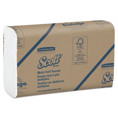 Essential Multi-Fold Towels, 8 x 9.4, White, 250/Pack, 16 Packs/Carton1