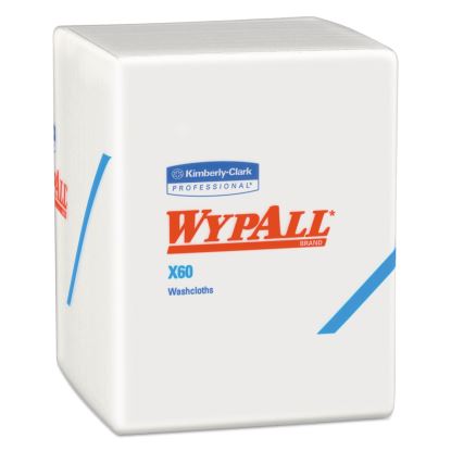 General Clean X60 Cloths, 1/4 Fold, 12.5 x 10, White, 70/Pack, 8 Packs/Carton1