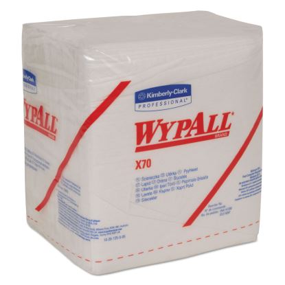 X70 Cloths, 1/4 Fold, 12.5 x 12, White, 76/Pack, 12 Packs/Carton1