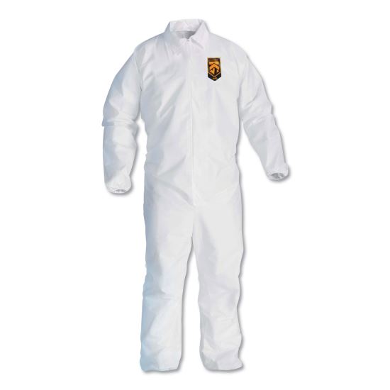 A40 Elastic-Cuff and Ankles Coveralls, 3X-Large, White, 25/Carton1