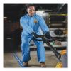 A60 Elastic-Cuff, Ankle and Back Coveralls, Large, Blue, 24/Carton2