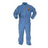 A60 Elastic-Cuff, Ankle and Back Coveralls, X-Large, Blue, 24/Carton1