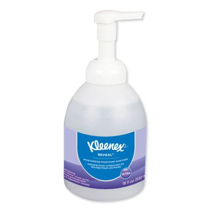 Reveal Ultra Moisturizing Foam Hand Sanitizer, 18 oz Bottle, Fragrance-Free, 4/Carton1