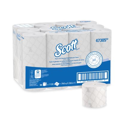 Pro Small Core High Capacity/SRB Bath Tissue, Septic Safe, 2-Ply, White, 1100 Sheets/Roll, 36 Rolls/Carton1