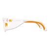 Maverick Safety Glasses, Clear/Orange, Polycarbonate Frame, 12/Box2