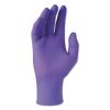 PURPLE NITRILE Exam Gloves, 242 mm Length, X-Small, 6 mil, Purple, 100/Box1