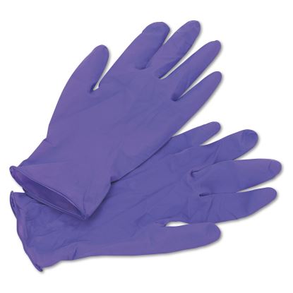 PURPLE NITRILE Exam Gloves, 242 mm Length, Medium, Purple, 1000/Carton1