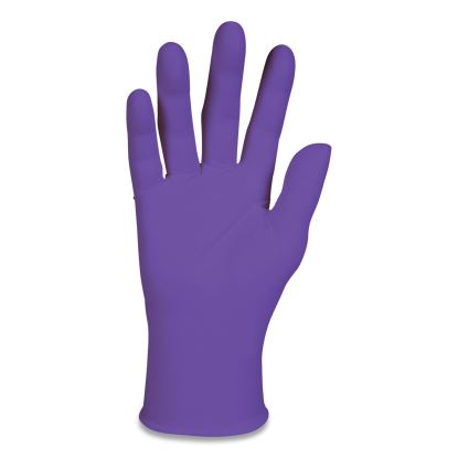 PURPLE NITRILE Exam Gloves, 242 mm Length, Large, Purple, 100/Box1