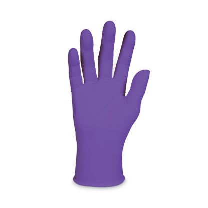 PURPLE NITRILE Exam Gloves, 242 mm Length, X-Large, Purple, 90/Box1