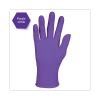 PURPLE NITRILE Exam Gloves, 242 mm Length, X-Large, Purple, 90/Box2