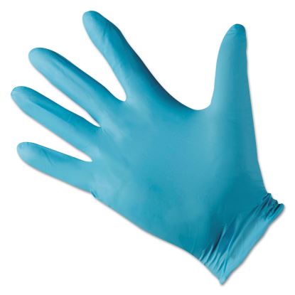 G10 Blue Nitrile Gloves, Blue, 242 mm Length, Medium/Size 8, 10/Carton1