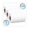 Essential 100% Recycled Fiber JRT Bathroom Tissue for Business, Septic Safe, 2-Ply, White, 1000 ft, 12 Rolls/Carton2