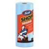 Shop Towels, Standard Roll, 1-Ply, 9.4 x 11, Blue, 55/Roll, 30 Rolls/Carton1