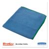 Microfiber Cloths, Reusable, 15.75 x 15.75, Blue, 6/Pack2