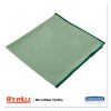 Microfiber Cloths, Reusable, 15.75 x 15.75, Green, 24/Carton2