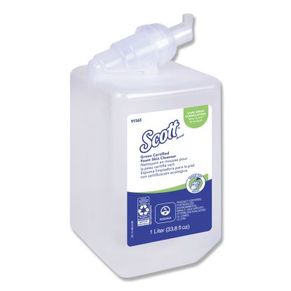 Essential Green Certified Foam Skin Cleanser, Neutral, 1,000 mL Bottle, 6/Carton1