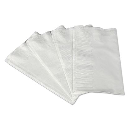 1/8-Fold Dinner Napkins, 2-Ply, 17 x 14 63/100, White, 300/Pack, 10 Packs/Carton1