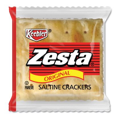 Zesta Saltine Crackers, 2 Crackers/Pack, 500 Packs/Carton1