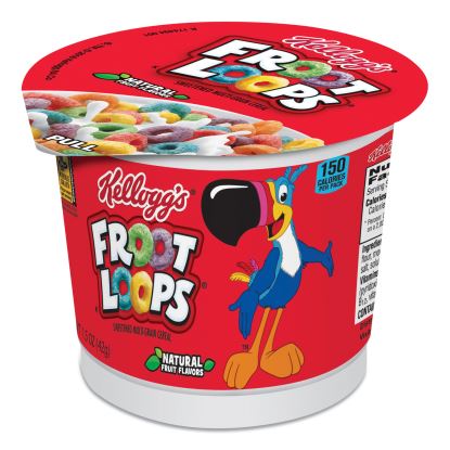 Froot Loops Breakfast Cereal, Single-Serve 1.5 oz Cup, 6/Box1