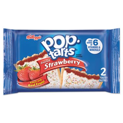 Pop Tarts, Frosted Strawberry, 3.67 oz, 2/Pack, 6 Packs/Box1