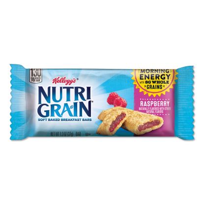 Nutri-Grain Soft Baked Breakfast Bars, Raspberry, Indv Wrapped 1.3 oz Bar, 16/Box1