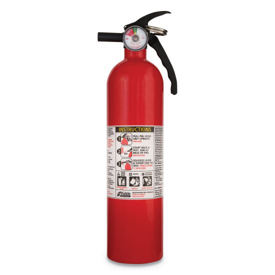 Full Home Fire Extinguisher, 2.5lb, 1-A, 10-B:C1
