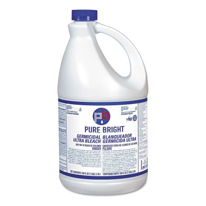 Liquid Bleach, 1 gal Bottle, 3/Carton1