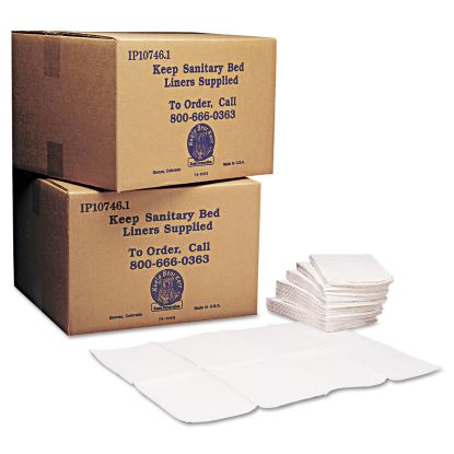 Baby Changing Station Sanitary Bed Liners, 13 x 19, White, 500/Carton1