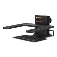 Adjustable Laptop Stand, 10" x 12.5" x 3" to 7", Black, Supports 7 lbs1