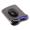 Duo Gel Wave Mouse Pad with Wrist Rest, 9.37 x 13, Blue2