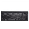 Slim Type Standard Keyboard, 104 Keys, Black/Silver1