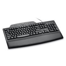 Pro Fit Comfort Keyboard, Internet/Media Keys, Wired, Black1