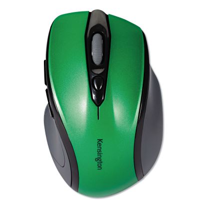 Pro Fit Mid-Size Wireless Mouse, 2.4 GHz Frequency/30 ft Wireless Range, Right Hand Use, Emerald Green1