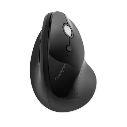Pro Fit Ergo Vertical Wireless Mouse, 2.4 GHz Frequency/65.62 ft Wireless Range, Right Hand Use, Black1