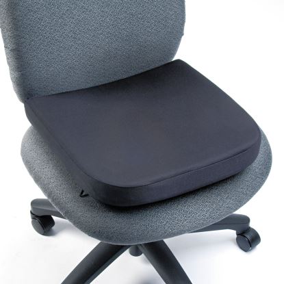 Memory Foam Seat Rest, 13.5 x 14.5 x 2, Black1