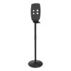 Floor Stand for Sanitizer Dispensers, Height Adjustable from 50" to 60", Black2