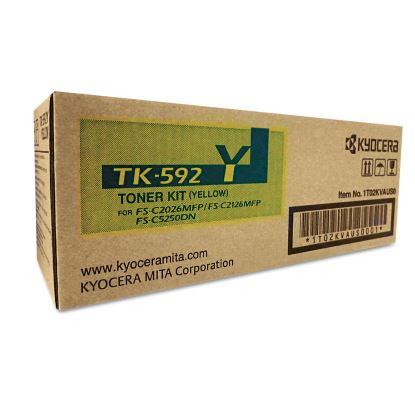 TK592Y Toner, 7,000 Page-Yield, Yellow1