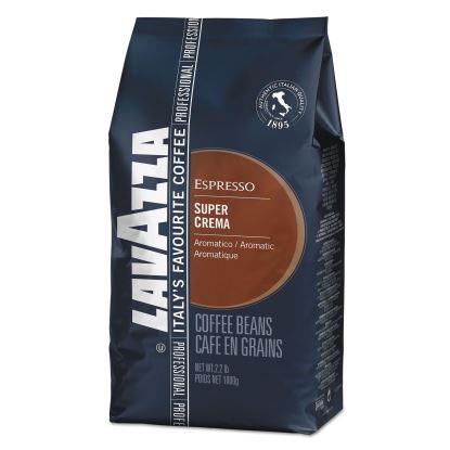 Super Crema Whole Bean Espresso Coffee, 2.2lb Bag, Vacuum-Packed1