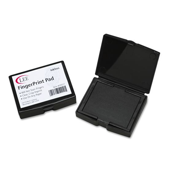 Inkless Fingerprint Pad, 2.25" x 1.75", Black1