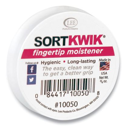 Sortkwik Fingertip Moisteners, 0.38 oz, Pink1