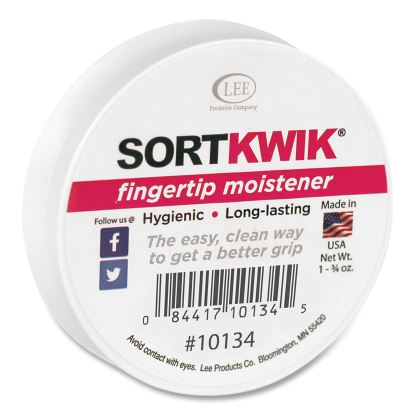 Sortkwik Fingertip Moisteners, 1 3/4 oz, Pink1