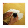 Ultimate Stamp Dispenser, One 100 Count Roll, Black, Plastic, 2" Diameter x 1.69"h2