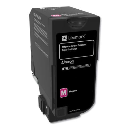 74C10M0 Return Program Unison Toner, 3,000 Page-Yield, Magenta1