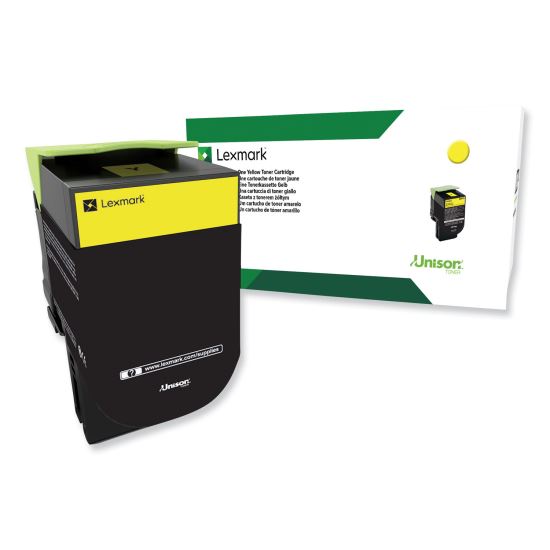 80C0HYG Return Program High-Yield Toner, 3,000 Page-Yield, Yellow, TAA Compliant1