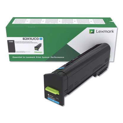 82K1UC0 Return Program Ultra High-Yield Toner, 55,000 Page-Yield, Cyan1