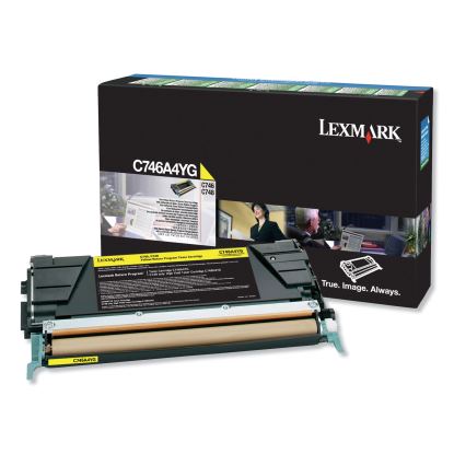 C746A1YG Return Program Toner, 7,000 Page-Yield, Yellow, TAA Compliant1