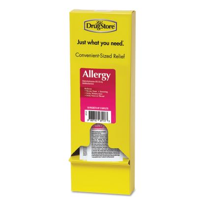 Allergy Relief Tablets, Refill Pack, Two Tablets/Packet, 50 Packets/Box1