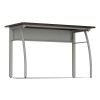 Trento Line Rectangular Desk, 47.25" x 23.63" x 29.5", Mocha/Gray2