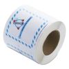 Shipping and Handling Self-Adhesive Labels, TIME and TEMPERATURE SENSITIVE, 5.5 x 5, Blue/Gray/Red/White, 500/Roll2